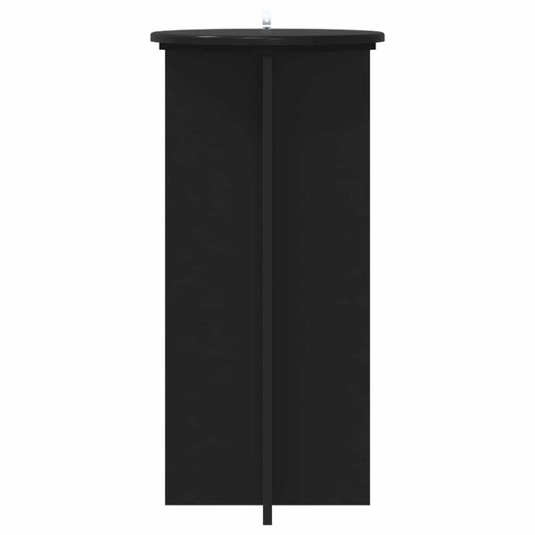 Kasviteline 2 kpl Musta 40 x 40 x 80 cm Tekninen puu