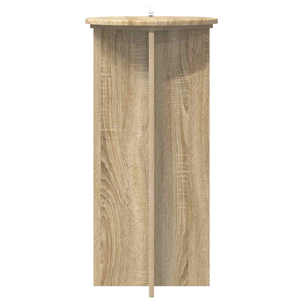 Kasviteline 2 kpl Sonoma-tammi 40 x 40 x 80 cm Tekninen puu