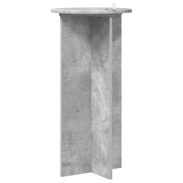 Kasviteline 2 kpl Betoninharmaa 40 x 40 x 80 cm Tekninen puu