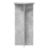 Kasviteline 2 kpl Betoninharmaa 40 x 40 x 80 cm Tekninen puu