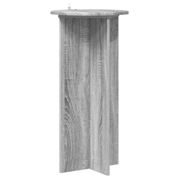 Kasviteline 2 kpl Harmaa sonoma 40 x 40 x 80 cm Tekninen puu