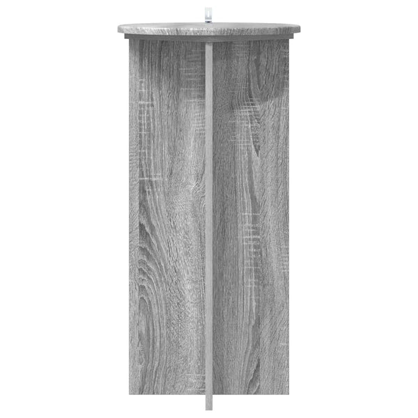 Kasviteline 2 kpl Harmaa sonoma 40 x 40 x 80 cm Tekninen puu