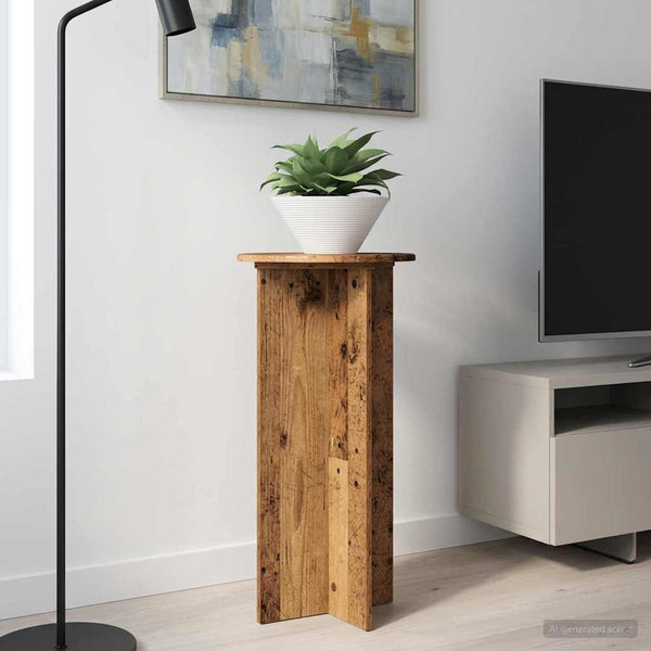 Kasviteline 2 kpl Vanha puu 40 x 40 x 80 cm Tekninen puu