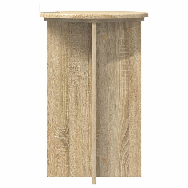 Kasviteline 2 kpl Sonoma-tammi Ø40 x 60 cm Tekninen puu