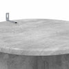 Kasviteline 2 kpl Betoninharmaa Ø40 x 60 cm Tekninen puu