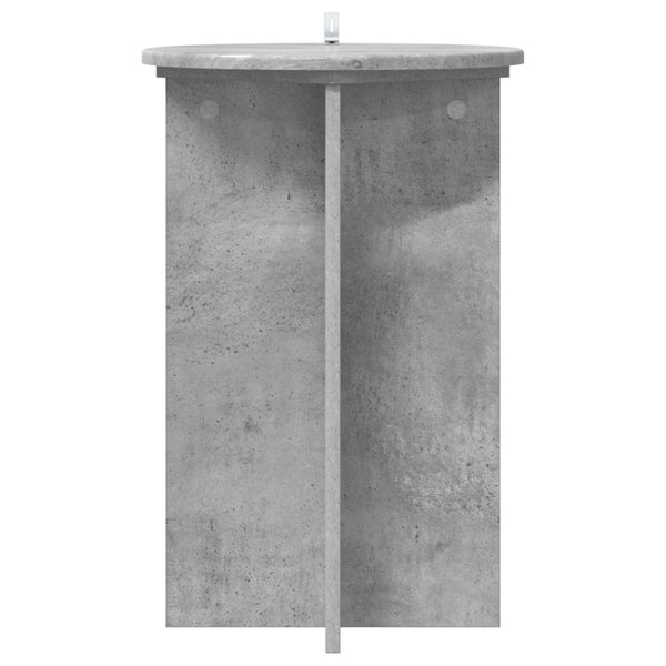 Kasviteline 2 kpl Betoninharmaa Ø40 x 60 cm Tekninen puu