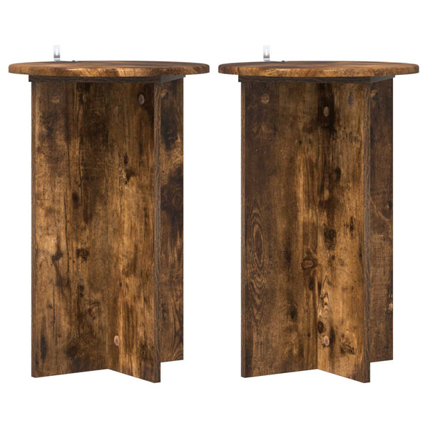 Kasviteline 2 kpl Savutammi Ø40 x 60 cm Tekninen puu