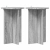 Kasviteline 2 kpl Harmaa sonoma Ø40 x 60 cm Tekninen puu