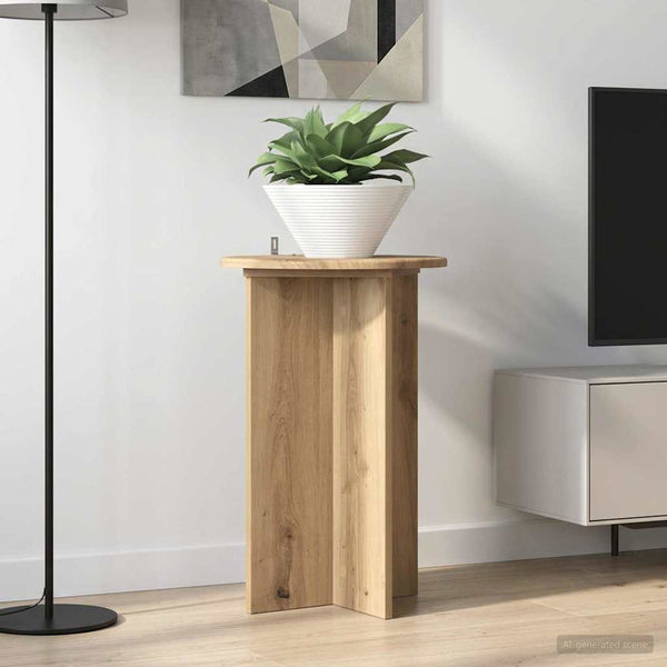 Kasviteline 2 kpl Artisaanitammi Ø40 x 60 cm Tekninen puu