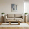 Kasviteline 2 kpl Sonoma-tammi 29,5 x 29,5 x 60 cm Tekninen puu