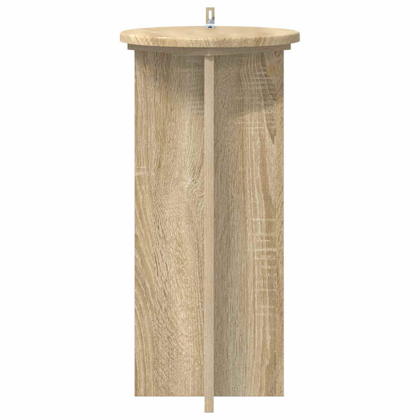 Kasviteline 2 kpl Sonoma-tammi 29,5 x 29,5 x 60 cm Tekninen puu