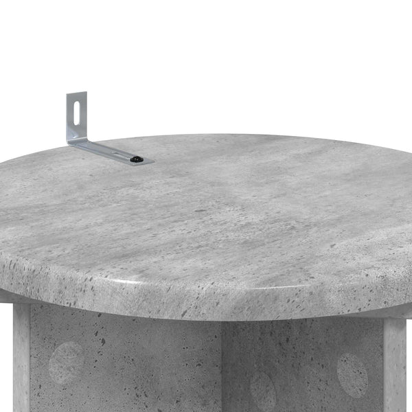Kasviteline 2 kpl Betoninharmaa 29,5 x 29,5 x 60 cm