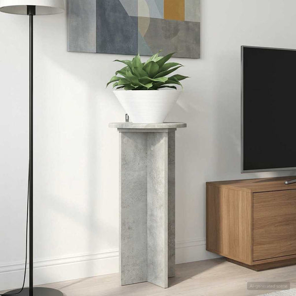 Kasviteline 2 kpl Betoninharmaa 29,5 x 29,5 x 60 cm