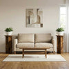 Kasviteline 2 kpl Savutammi 29,5 x 29,5 x 60 cm Tekninen puu