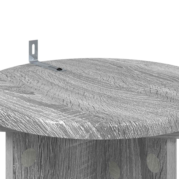 Kasviteline 2 kpl Harmaa sonoma 29,5 x 29,5 x 60 cm