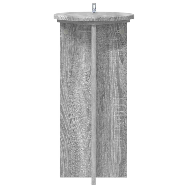 Kasviteline 2 kpl Harmaa sonoma 29,5 x 29,5 x 60 cm