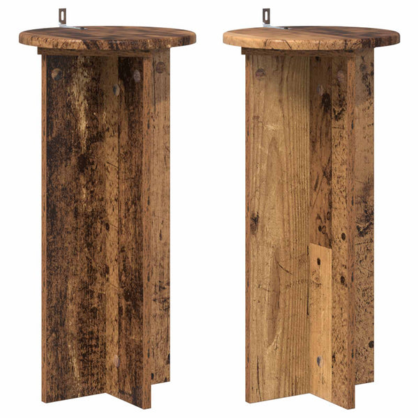 Kasviteline 2 kpl Vanha puu 29,5 x 29,5 x 60 cm Tekninen puu