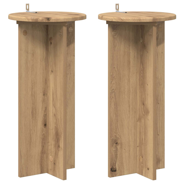Kasviteline 2 kpl Artisaanitammi 29,5 x 29,5 x 60 cm