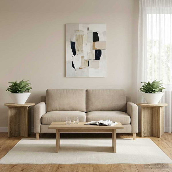 Kasviteline 2 kpl Sonoma-tammi 40 x 40 x 40 cm Tekninen puu