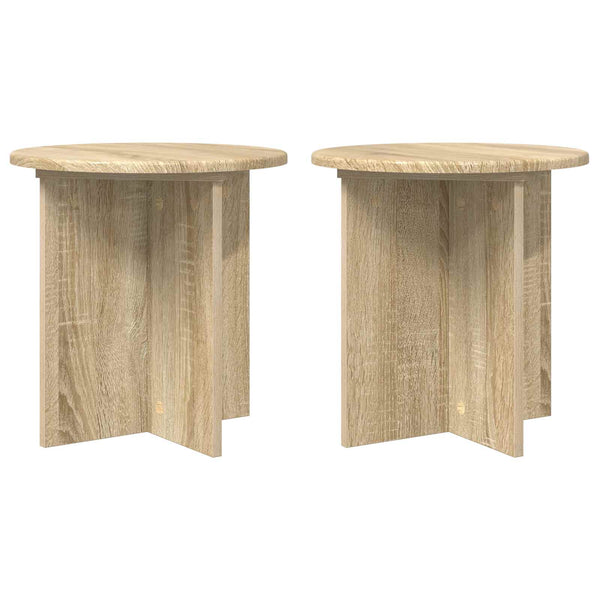 Kasviteline 2 kpl Sonoma-tammi 40 x 40 x 40 cm Tekninen puu