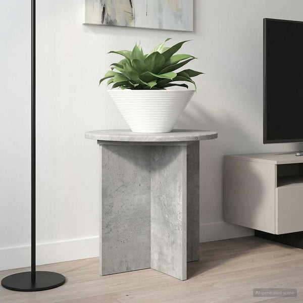 Kasviteline 2 kpl Betoninharmaa 40 x 40 x 40 cm Tekninen puu