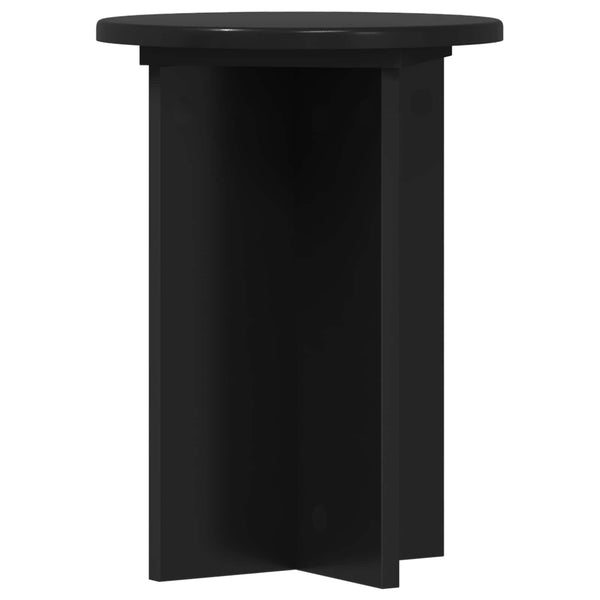 Kasviteline 2 kpl Musta Ø29,5 x 40 cm Tekninen puu