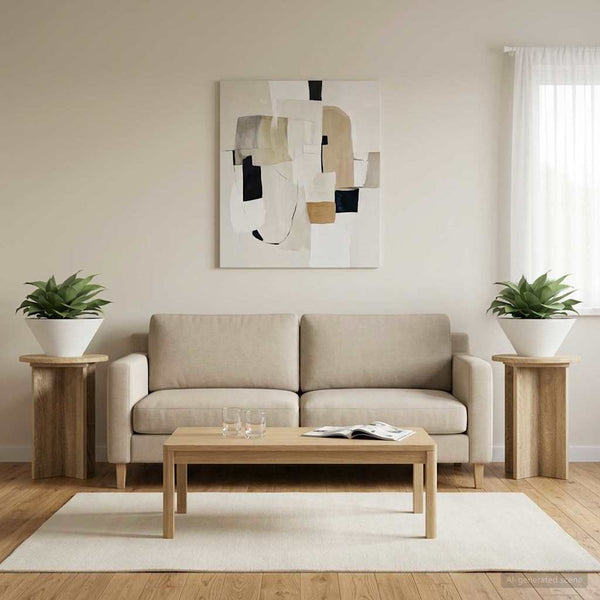 Kasviteline 2 kpl Sonoma-tammi Ø29,5 x 40 cm Tekninen puu
