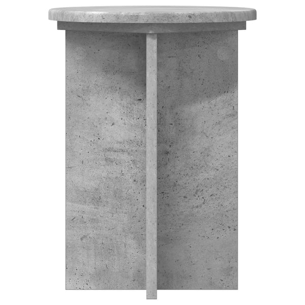 Kasviteline 2 kpl Betoninharmaa Ø29,5 x 40 cm Tekninen puu