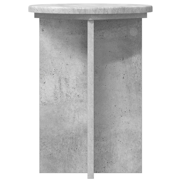 Kasviteline 2 kpl Betoninharmaa Ø29,5 x 40 cm Tekninen puu