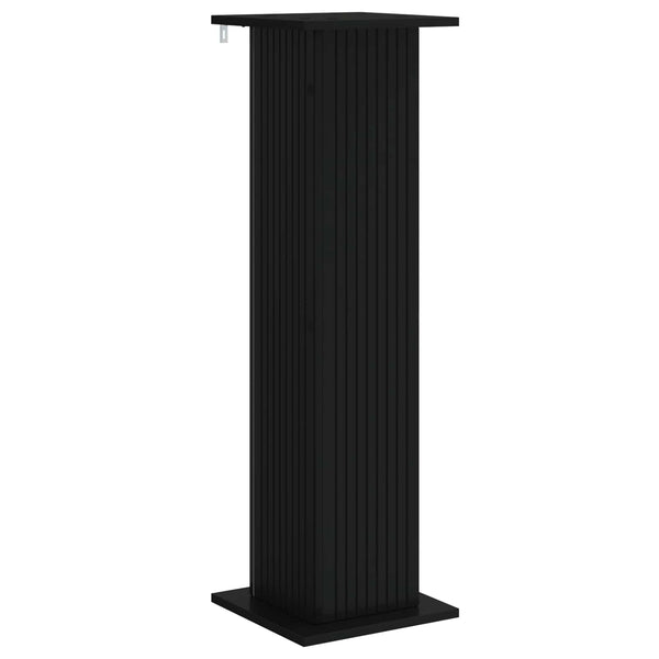 Kasviteline 2 kpl Musta 30,5 x 30 x 100,5 cm Tekninen puu
