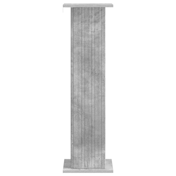 Kasviteline Betoninharmaa 30,5 x 30 x 100,5 cm Tekninen puu