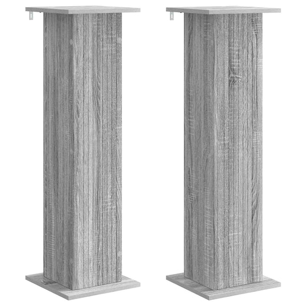 Kasviteline 2 kpl Harmaa sonoma 30,5 x 30 x 100,5 cm