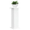 Kasviteline 2 kpl valkoinen 30,5 x 30 x 80,5 cm Tekninen puu