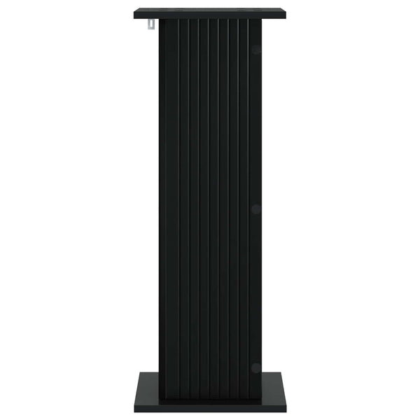 Kasviteline 2 kpl Musta 30,5 x 30 x 80,5 cm Tekninen puu