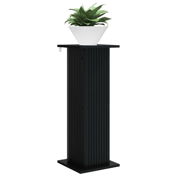 Kasviteline 2 kpl Musta 30,5 x 30 x 80,5 cm Tekninen puu
