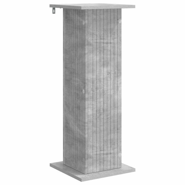 Kasviteline Betoninharmaa 30,5 x 30 x 80,5 cm Tekninen puu