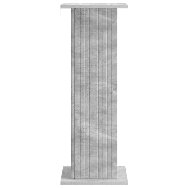 Kasviteline Betoninharmaa 30,5 x 30 x 80,5 cm Tekninen puu