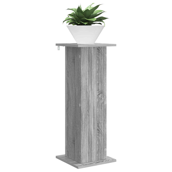 Kasviteline Harmaa sonoma 30,5 x 30 x 80,5 cm Tekninen puu