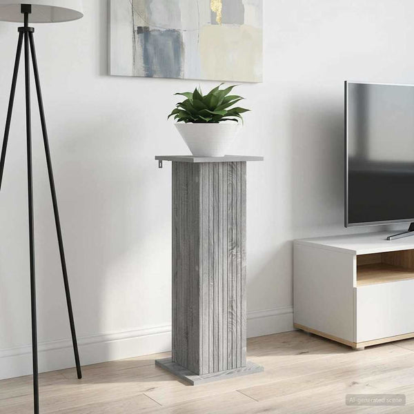 Kasviteline 2 kpl Harmaa sonoma 30,5 x 30 x 80,5 cm