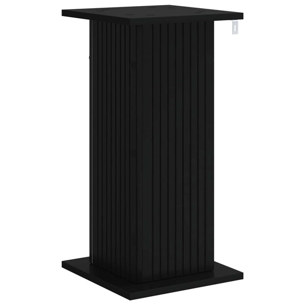 Kasviteline 2 kpl Musta 30,5 x 30 x 60,5 cm Tekninen puu