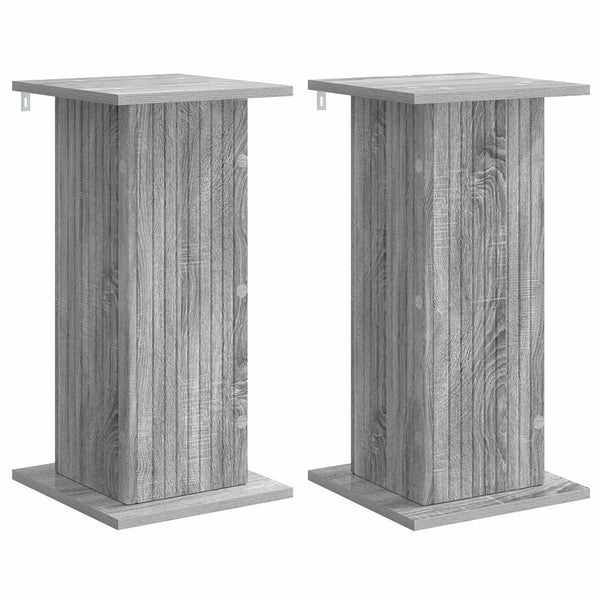 Kasviteline 2 kpl Harmaa sonoma 30,5 x 30 x 60,5 cm