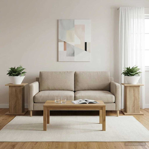 Kasviteline 2 kpl Sonoma-tammi 30,5 x 30 x 43 cm Tekninen puu