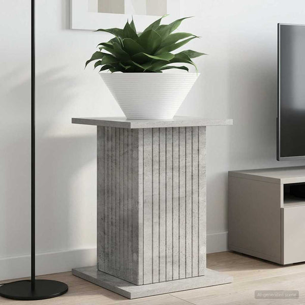 Kasviteline 2 kpl Betoninharmaa 30,5 x 30 x 43 cm Tekninen puu