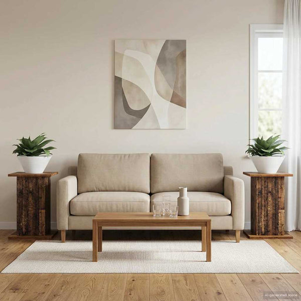 Kasviteline 2 kpl Vanha puu 30,5 x 30 x 43 cm Tekninen puu