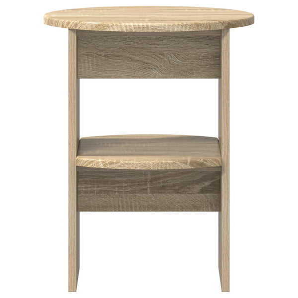 Sivukaappi 2 pcs Sonoman tammi Ø40 x 50 cm Käsitelty puu