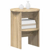 Sivukaappi 2 pcs Sonoman tammi Ø40 x 50 cm Käsitelty puu