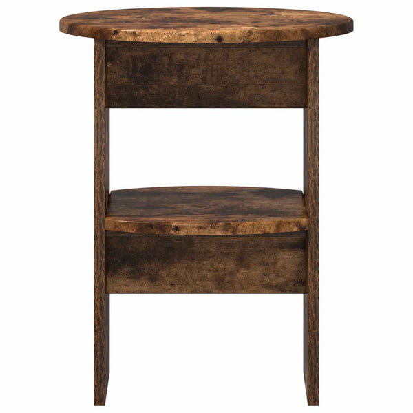 Sivukaappi 2 pcs Savustettu Tammi Ø40 x 50 cm Käsitelty puu