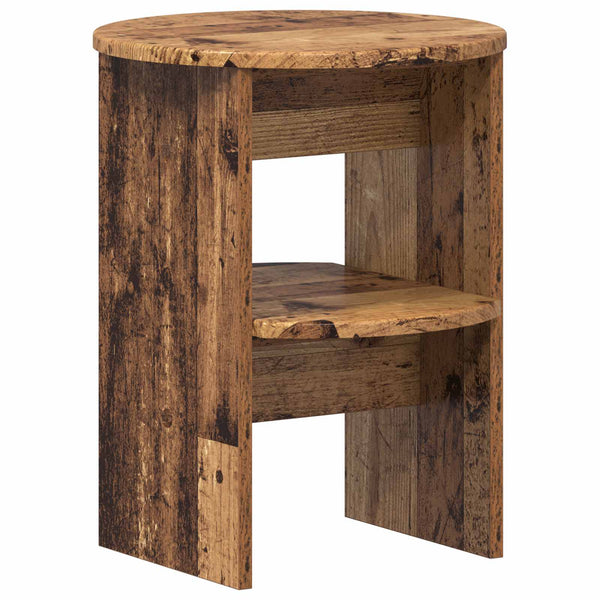 Sivukaappi Vanha puu Ø40 x 50 cm Käsitelty puu