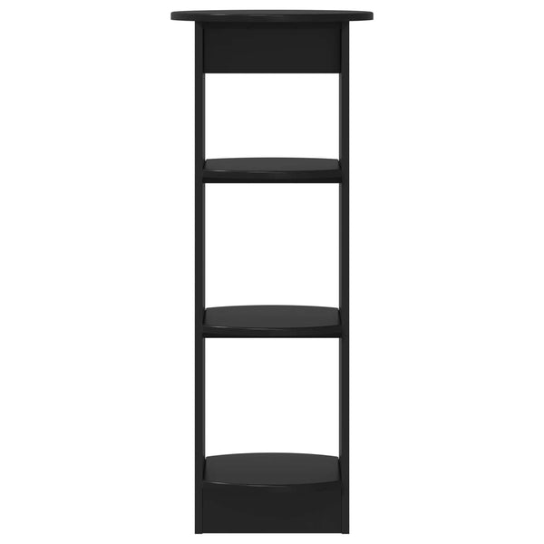Sivukaappi Musta 40 x 40 x 100 cm Käsitelty puu