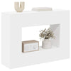 Console Table valkoinen 101 x 29 x 74 cm Tekninen puu